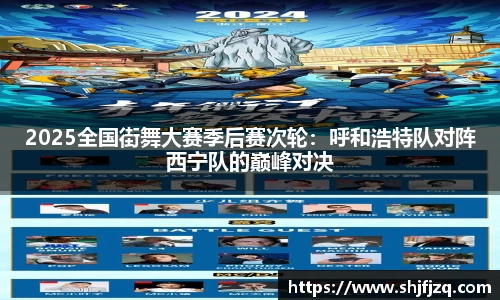 2025全国街舞大赛季后赛次轮：呼和浩特队对阵西宁队的巅峰对决