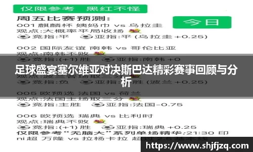 足球盛宴塞尔维亚对决斯巴达精彩赛事回顾与分析